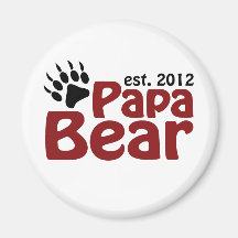 papa bear claw 2012 magnet