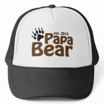 papa bear claw est 2010 hat