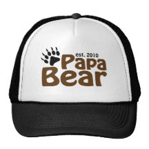 papa bear claw est 2010 hat