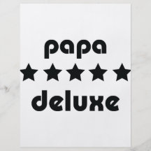 papa deluxe icon full color flyer
