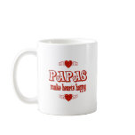 Papa Hearts Coffee Mug