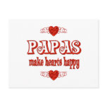 Papa Hearts postcards