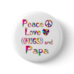Papa Hugs buttons