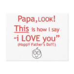 PaPa I love you! postcards