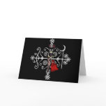 Papa Legba Voodoo Doll Veve Greeting Card