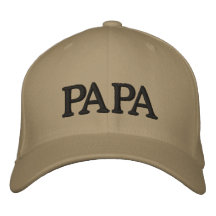 Papa Pet Geborduurde Baseball Cap