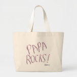 Papa Rocks! Tote Bag