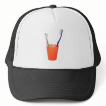 Papa toothbrush and little toothbrush hats