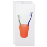 Papa toothbrush and little toothbrush rack cards