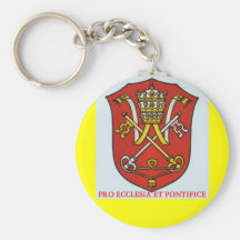 PAPAL KEY CHAIN TRADITIONAL ROMAN CATHOLIC POPE