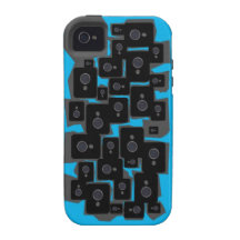 Paparazzi iPhone 4 Case-Mate Vibe. Blue