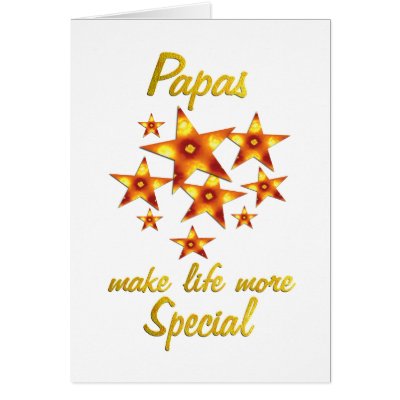 Papas are Special Greeting Card by TLArnold5