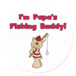 PAPAS FISHING BUDDY stickers