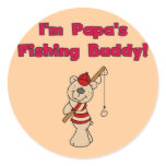 Papa's Fishing Buddy Tshirts and Gifts stickers