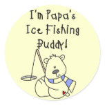 Papa's Ice Fishing Buddy Tshirts and Gifts stickers