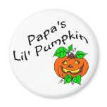 Papas Lil Pumpkin magnets