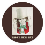  Papa's new hat Sticker