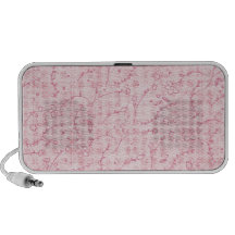 PAPER040 PINK FLORAL BACKGROUNDS GIRLY HAPPY SPRIN MP3 SPEAKERS