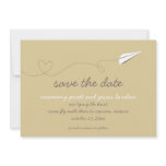Paper Aeroplane Save the Date invitations