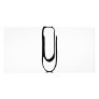 paper-clip icon photo card template