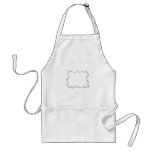 Paper clips frame aprons