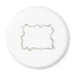 Paper clips frame magnets