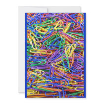 Paper clips personalized announcement
