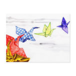 Paper Cranes postcards