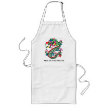 Paper Cut Year of The Dragon Gift Apron
