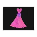 Paper Doll Bridesmaid Dresses postcards