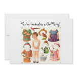 Paper Doll Invitations