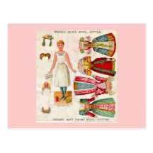Paper Doll Postcards