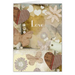 Paper love card