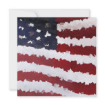 Paper Mache American Flag