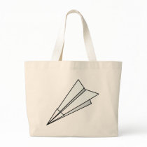 Paper Plane Tote Bag