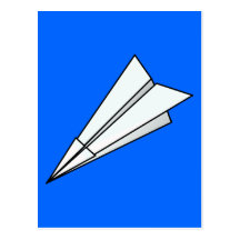 Paper Plane Postcard