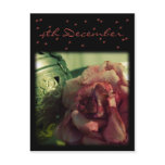 Paper Rose • Advent Calendar Postcard