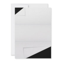 Paper With Folded Corners Custom Invites