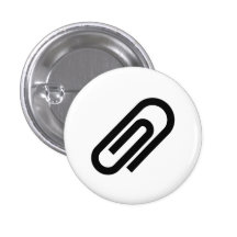 'Paperclip' Pictogram Button