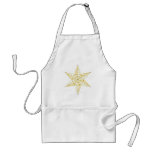 Papier Stern paper star Apron