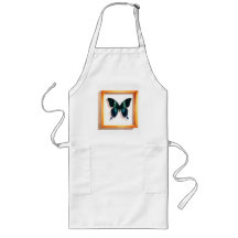 "Papilio blumei" Butterfly Watercolor Apron