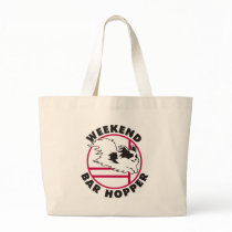 Papillon Agility Weekend Bar Hopper Tote Bags
