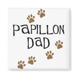 Papillon Dad Refrigerator Magnet