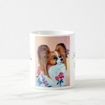 Papillon Dog Mug by Lyn Hamer Cook