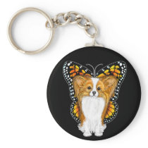 Papillon in Disguise Key Chains