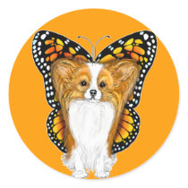 Papillon in Disguise Stickers
