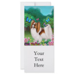 Papillon in Garden Rack Card rack cards