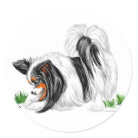 Papillon Lady Bug Dreams stickers