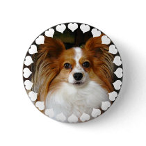 Papillon Round Button