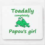 papou's girl mousepads